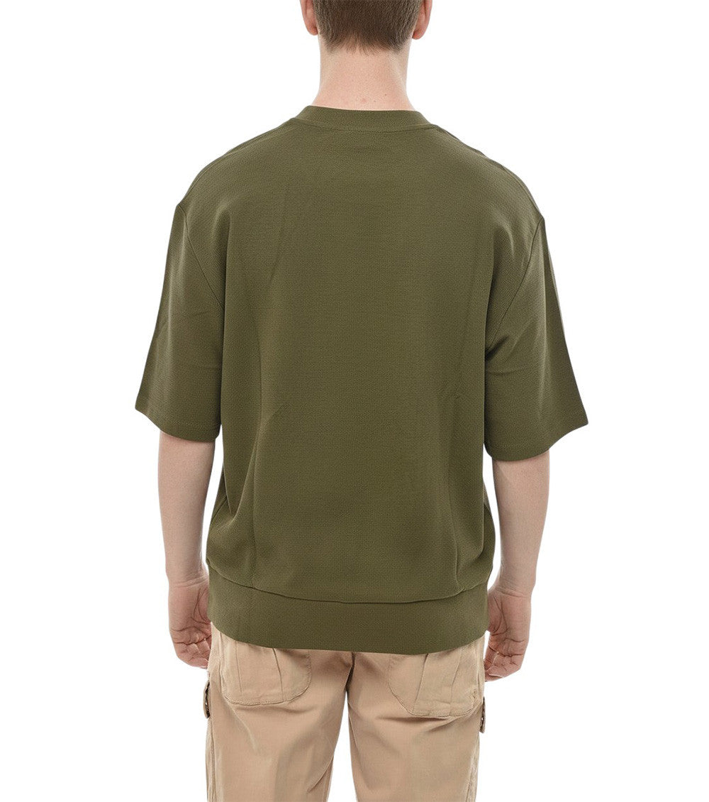 Olive Crew Neck T-Shirt 2