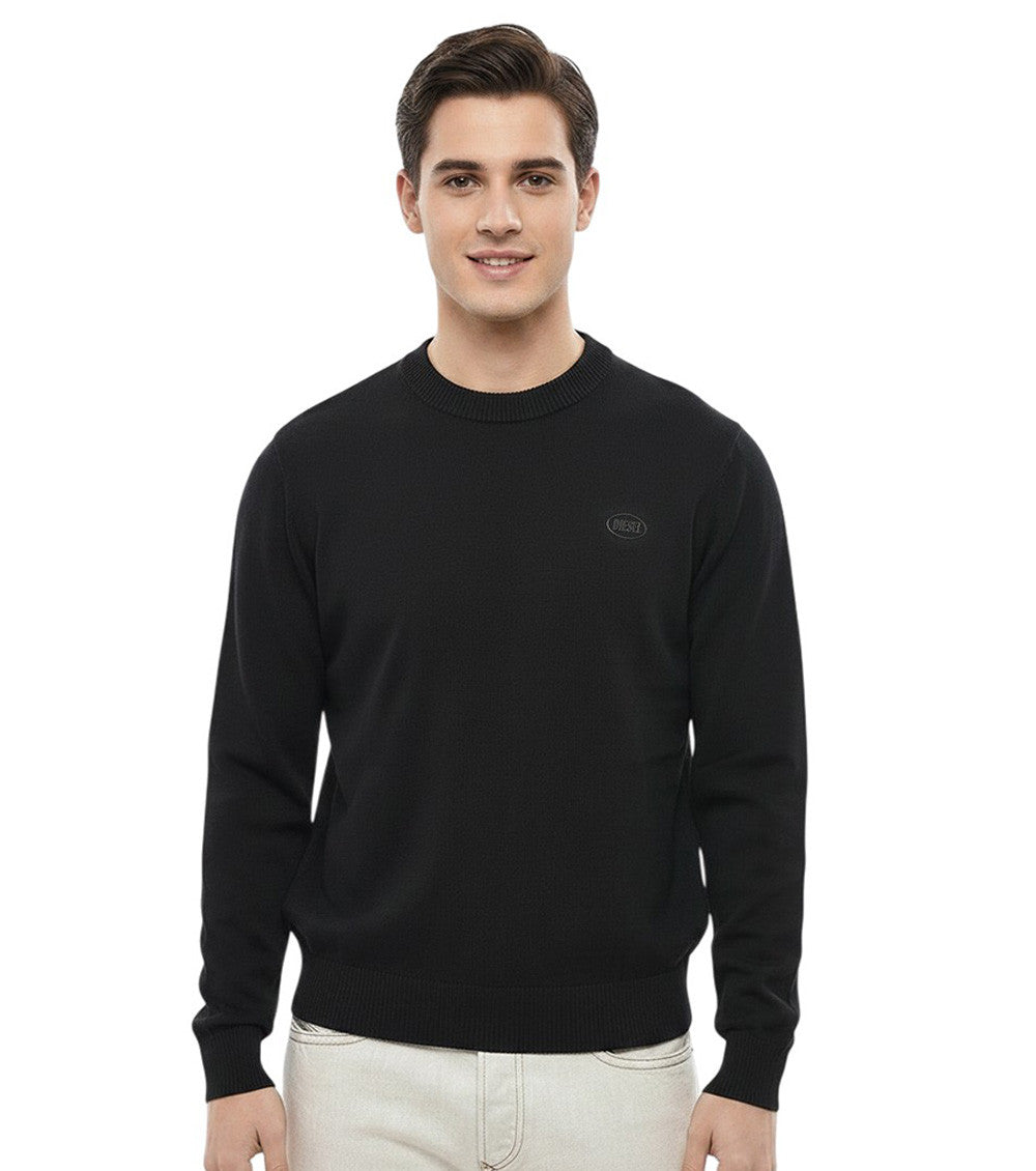 Black Crew Neck Sweater 1