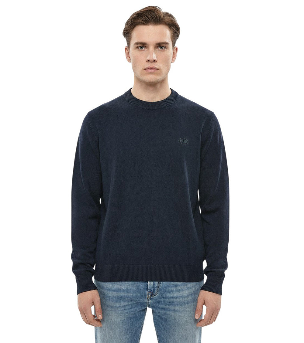 Navy Blue Logo Sweater 1