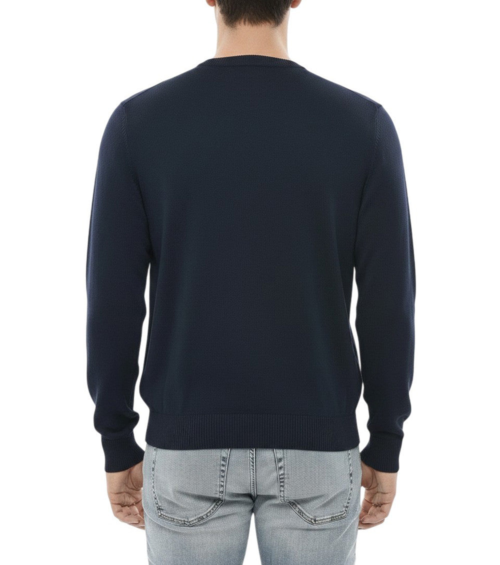 Navy Blue Logo Sweater 2