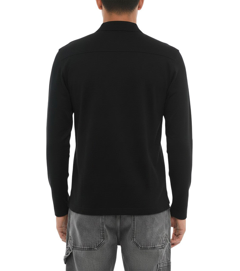Black Shirt Collar Polo 2