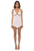 Light Pink Scoop Neck Mini Dress 1