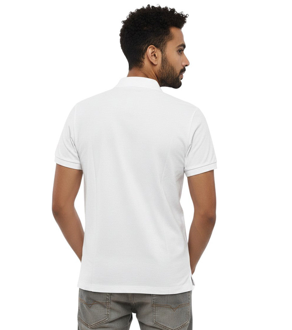 White Shirt Collar Polo 2