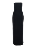 Black Strapless Maxi Dress 1