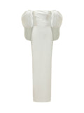White Off Shoulder Maxi Dress 1