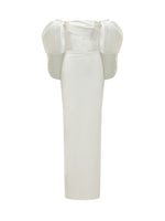 White Off Shoulder Maxi Dress 1