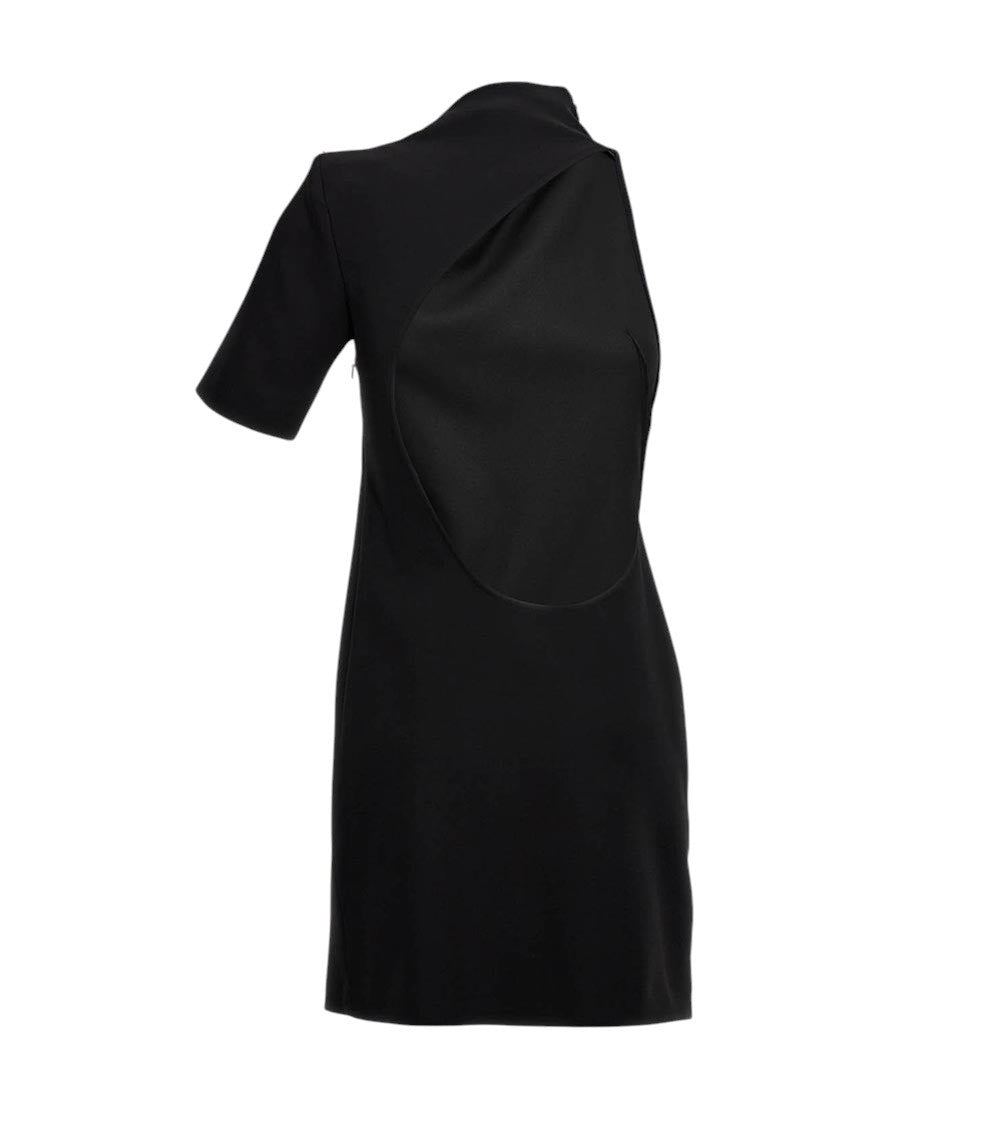 Black Turtle Neck Mini Dress 2