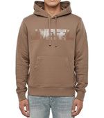 Brown Logo Regular Hoodie 1