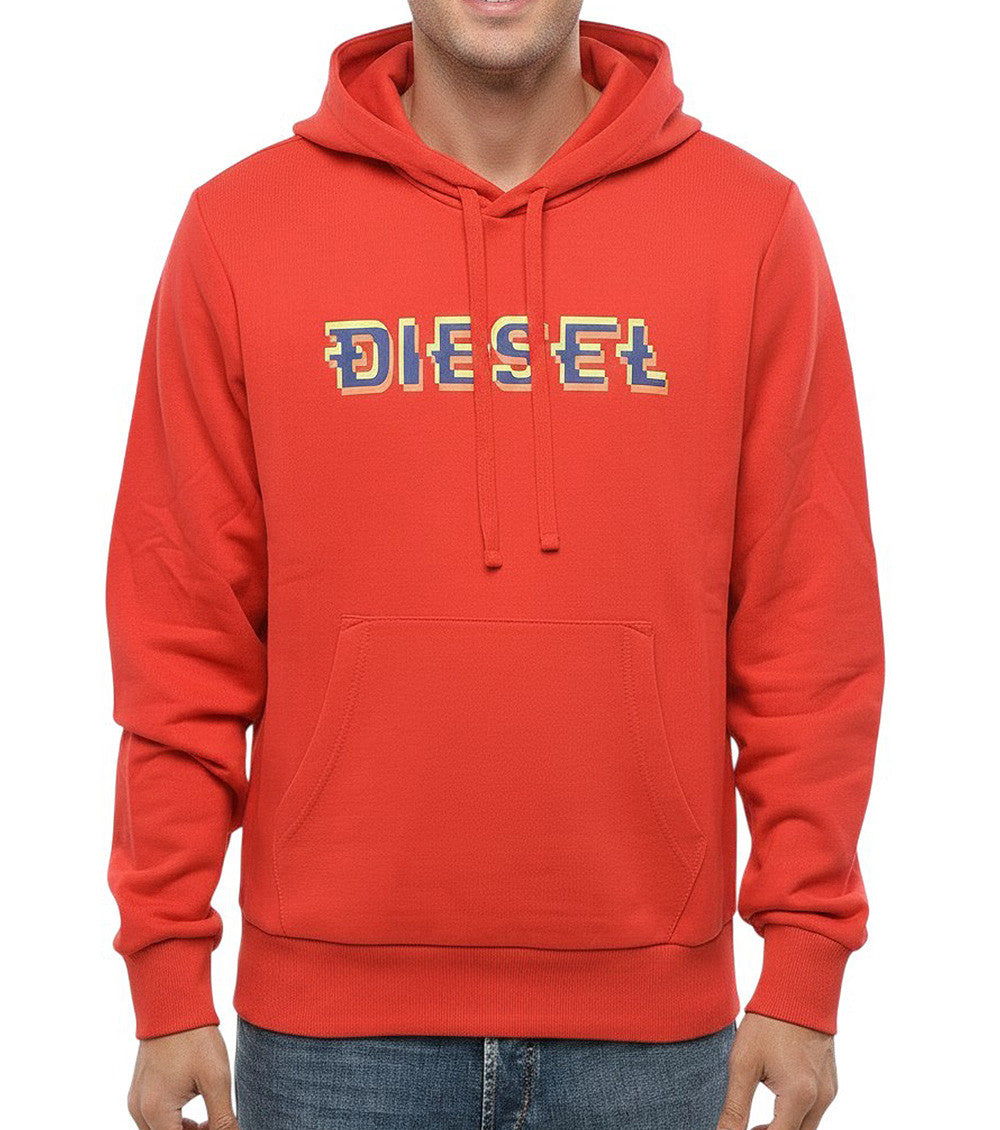 Red Logo Regular Hoodie 1