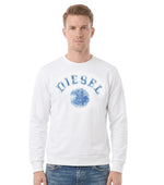 White Graphic Logo Sweatshirt 1