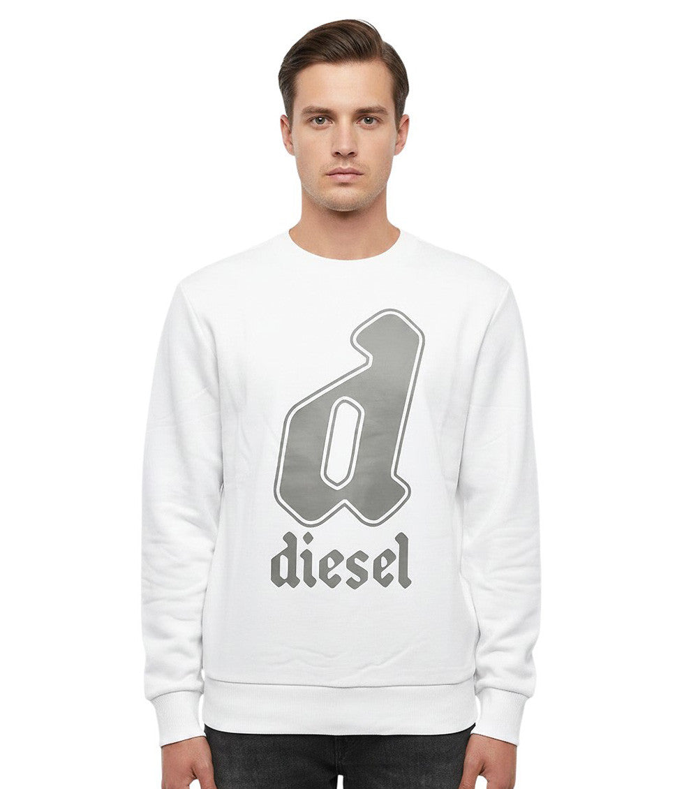 White Crew Neck Sweatshirt 1