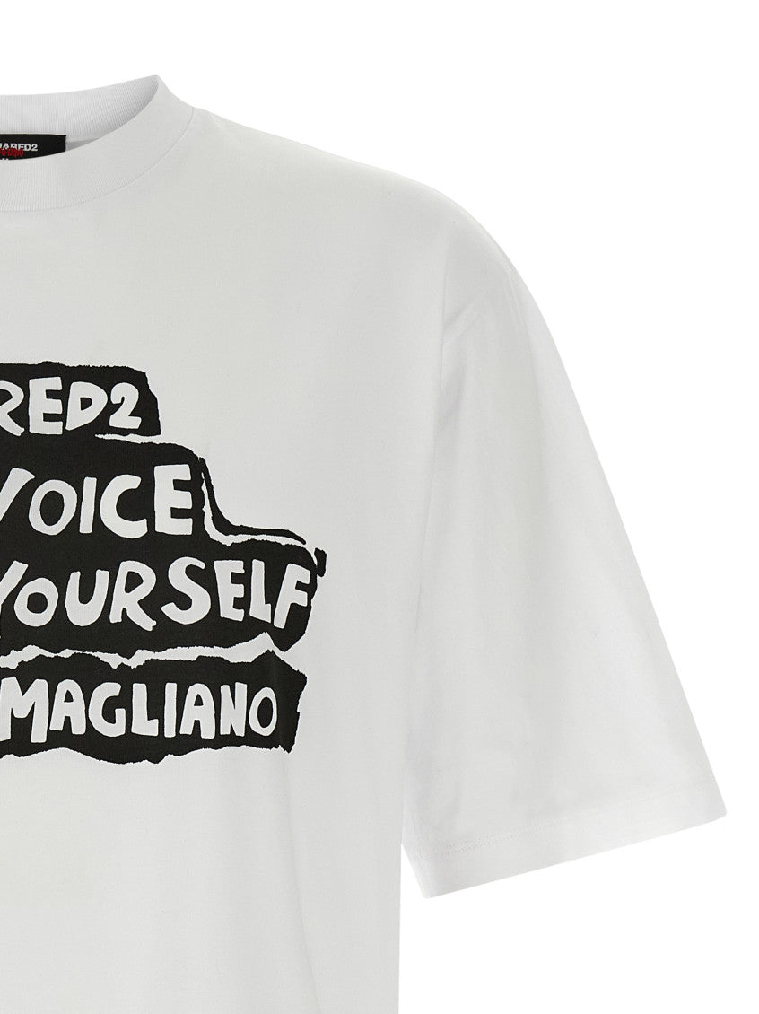 White Printed T-shirt 3