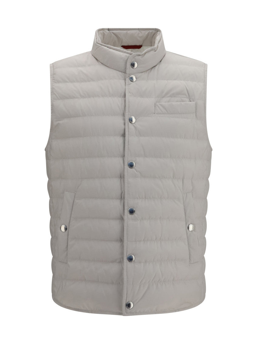 Light Grey Sleeveless Jacket 1