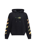 Black Slim Graphic Hoodie 1