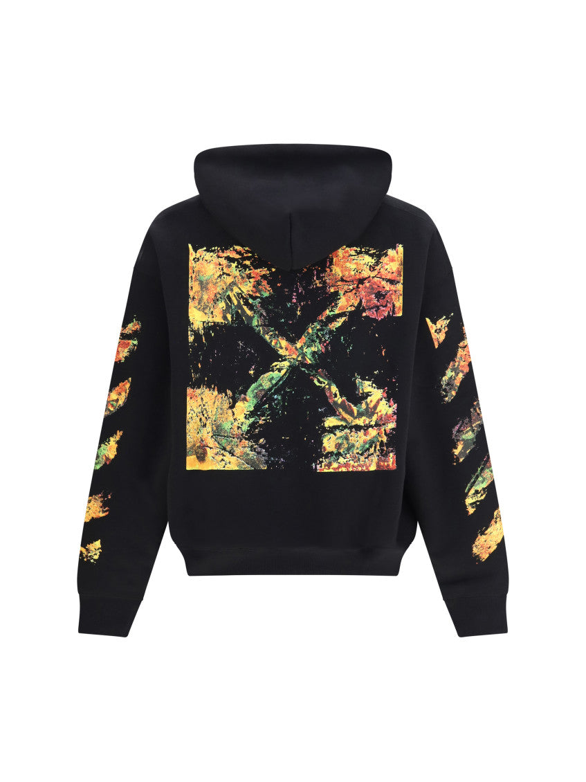 Black Slim Graphic Hoodie 2