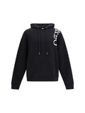 Black Relaxed Logo Hoodie 1