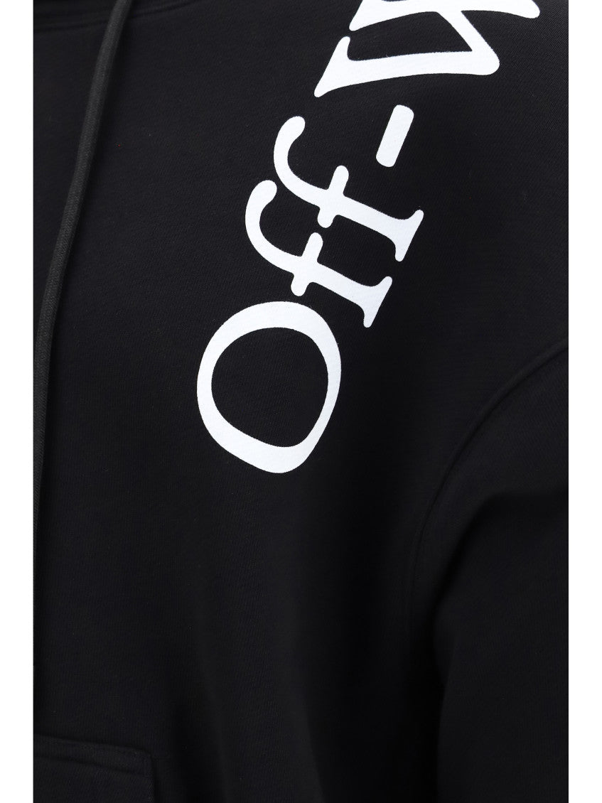 Black Relaxed Logo Hoodie 3