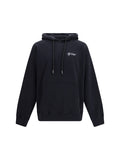 Black Relaxed Logo Hoodie 1