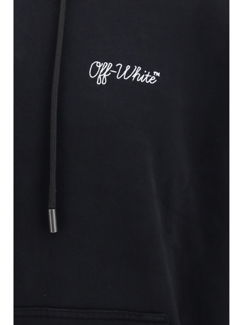 Black Relaxed Logo Hoodie 3