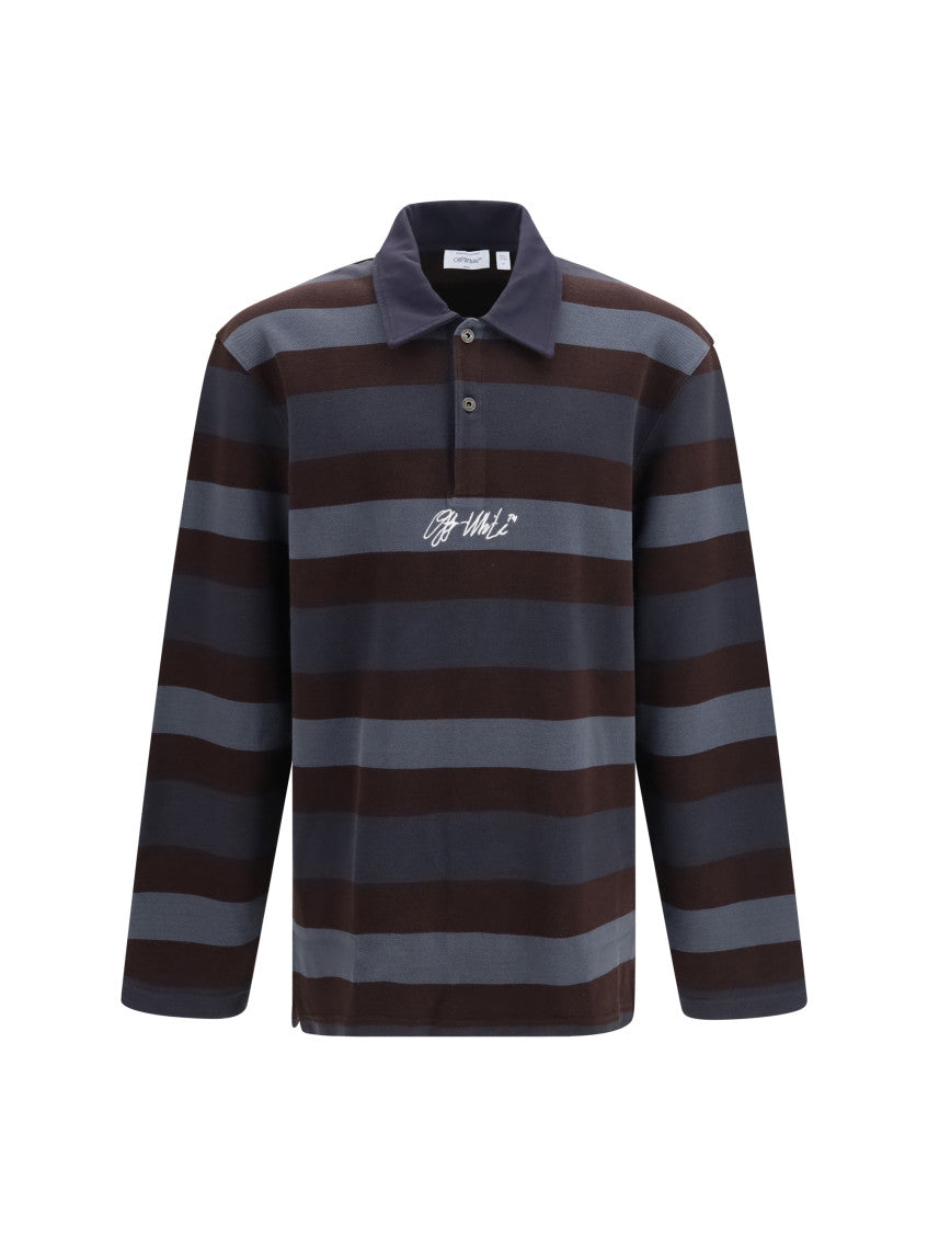 Multicolor Striped Logo Polo 1