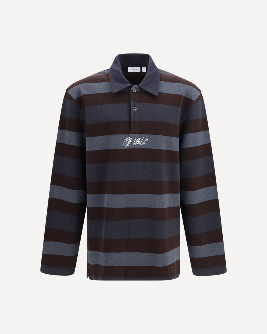 Multicolor Striped Logo Polo 4