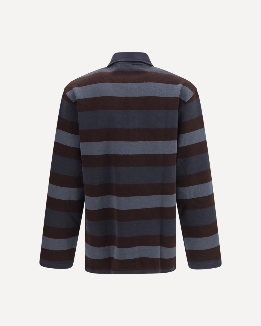 Multicolor Striped Logo Polo 5