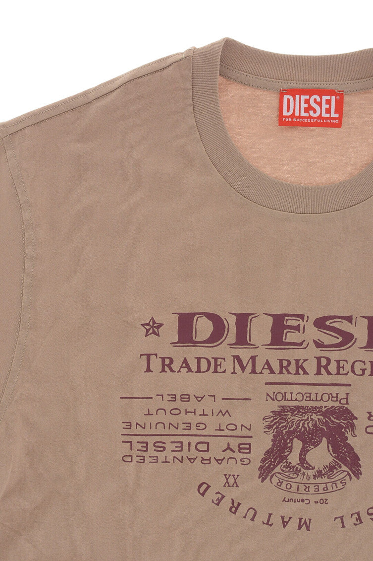 Boys Brown Graphic T-Shirt 2