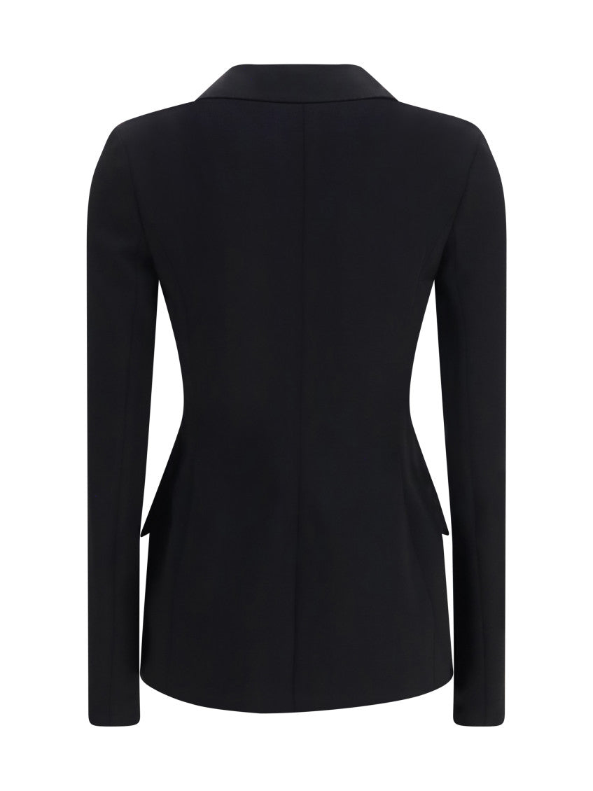 Black Notched Lapel Jacket 2