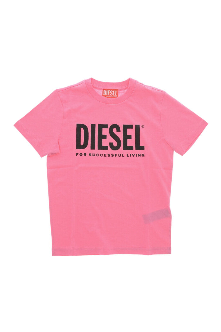 Girls Pink Logo T-Shirt 1