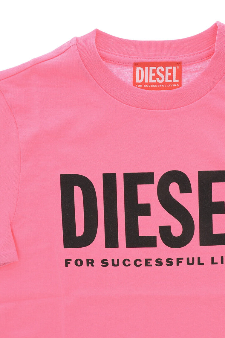Girls Pink Logo T-Shirt 3