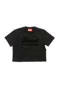 Girls Black Logo T-Shirt 1
