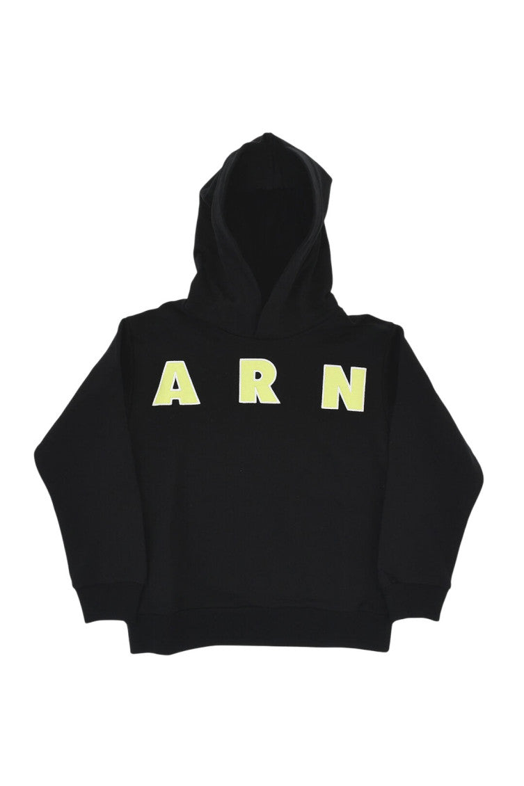 Kids Black Logo Hoodie 1
