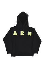 Kids Black Logo Hoodie 1