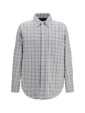 Grey Relaxed Check Overshirt 1