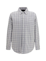 Grey Relaxed Check Overshirt 1