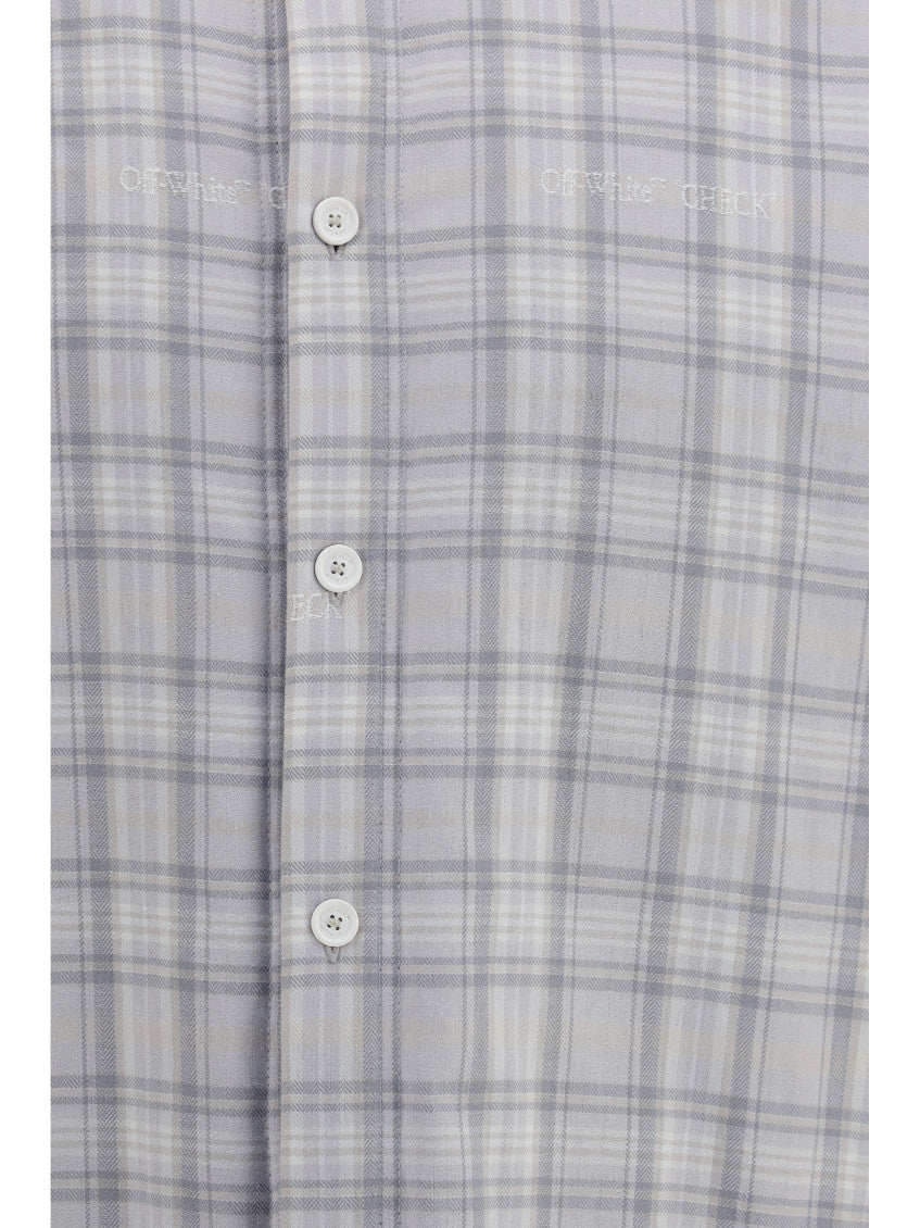 Grey Relaxed Check Overshirt 3