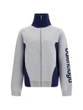 Grey Logo Zip Up Cardigan 1