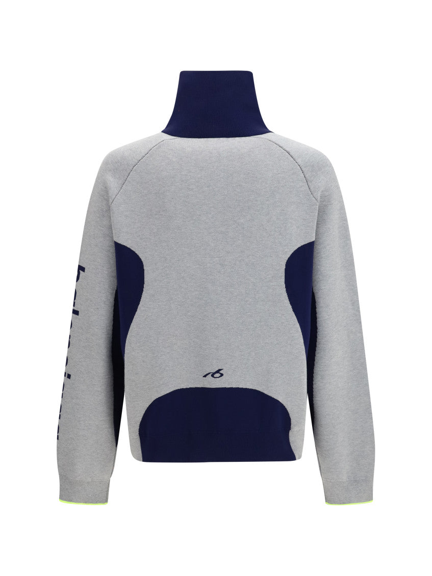 Grey Logo Zip Up Cardigan 2
