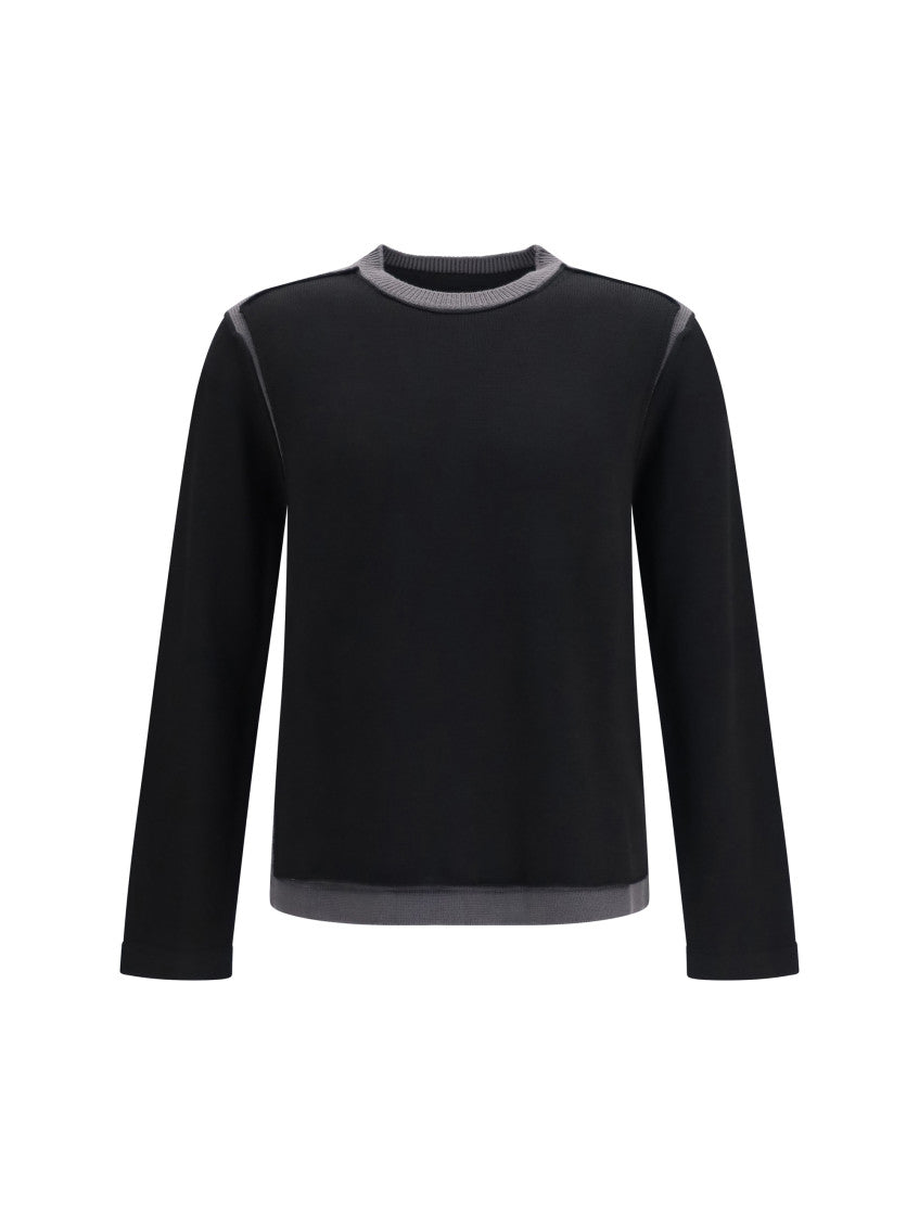 Black Crew Neck Sweater 1