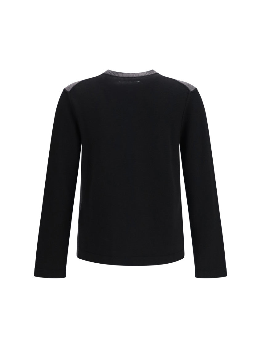 Black Crew Neck Sweater 2