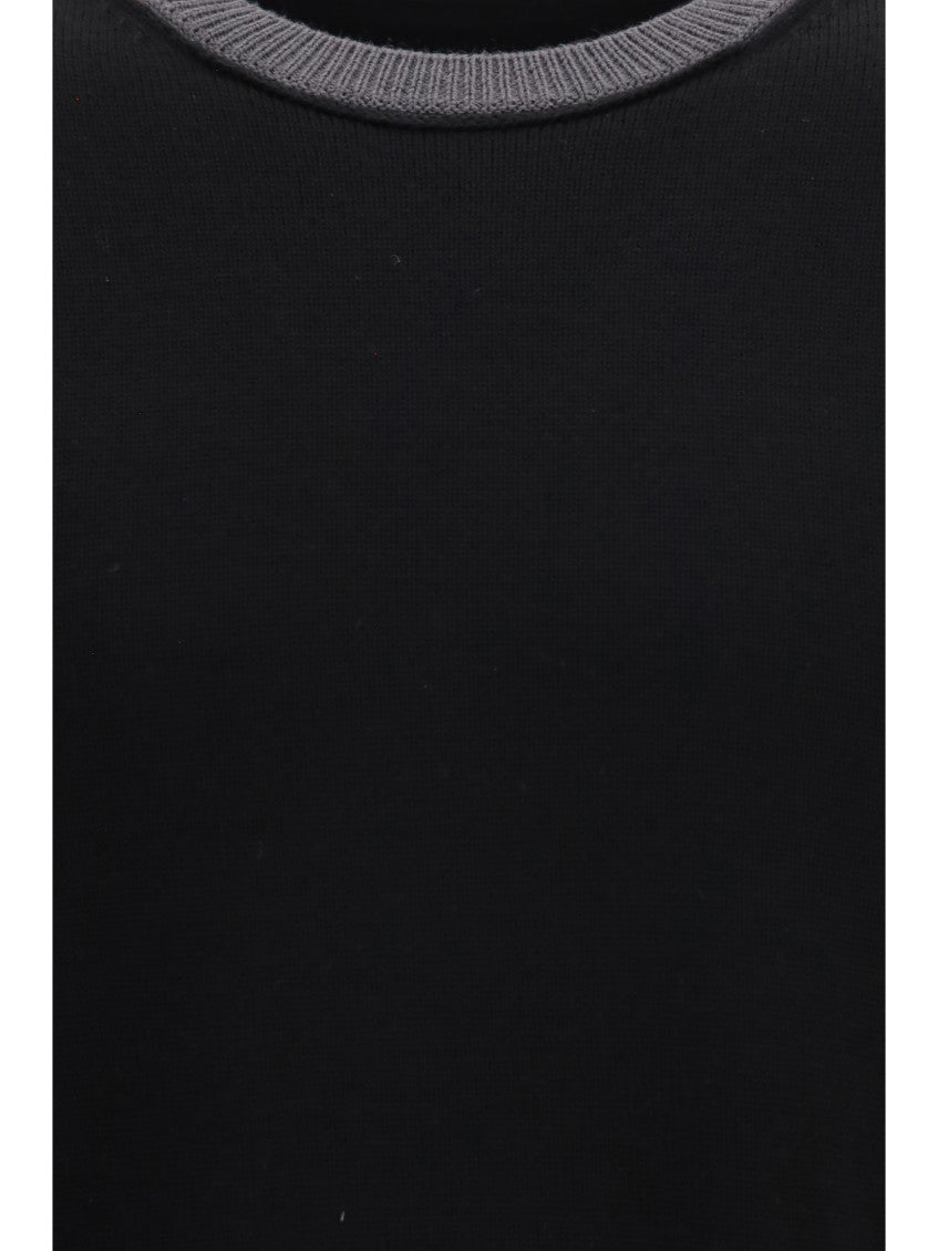 Black Crew Neck Sweater 3
