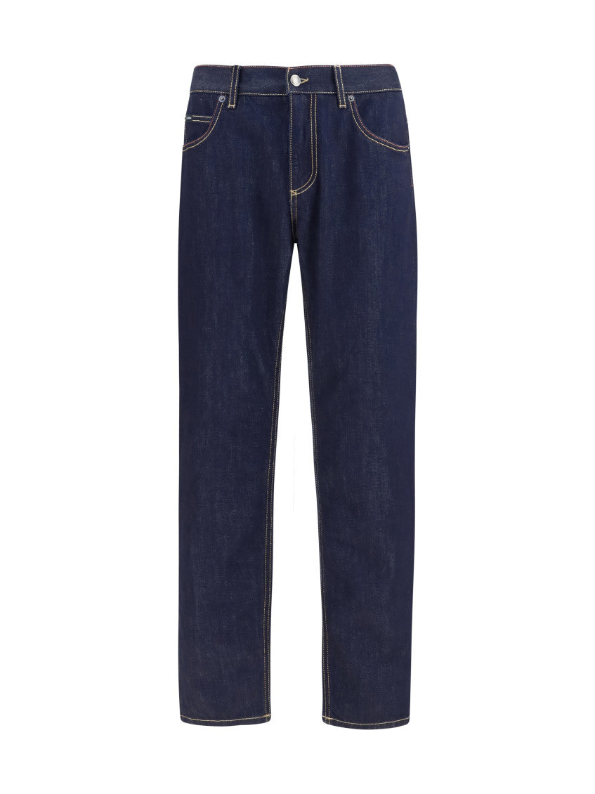 Blue Regular Mid Rise Jeans 1