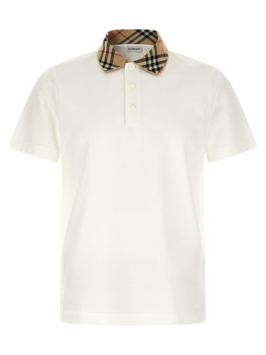 Chalk White Shirt Collar Polo 1
