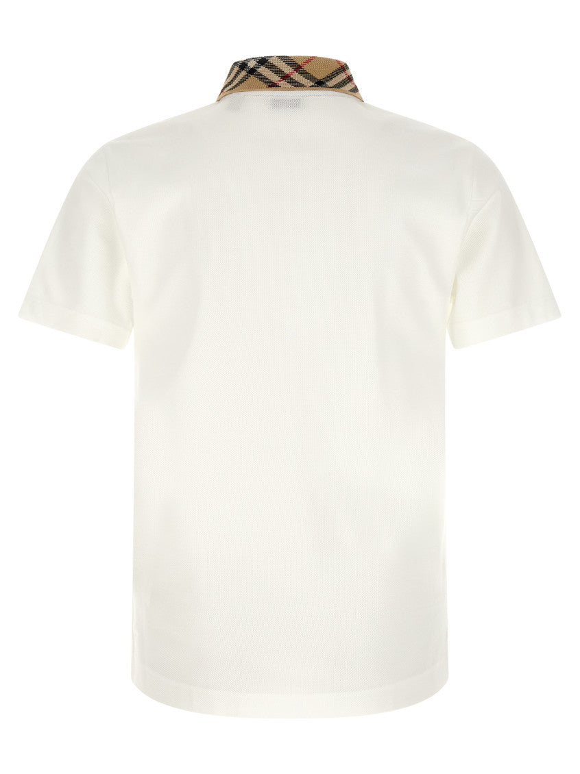 Chalk White Shirt Collar Polo 2
