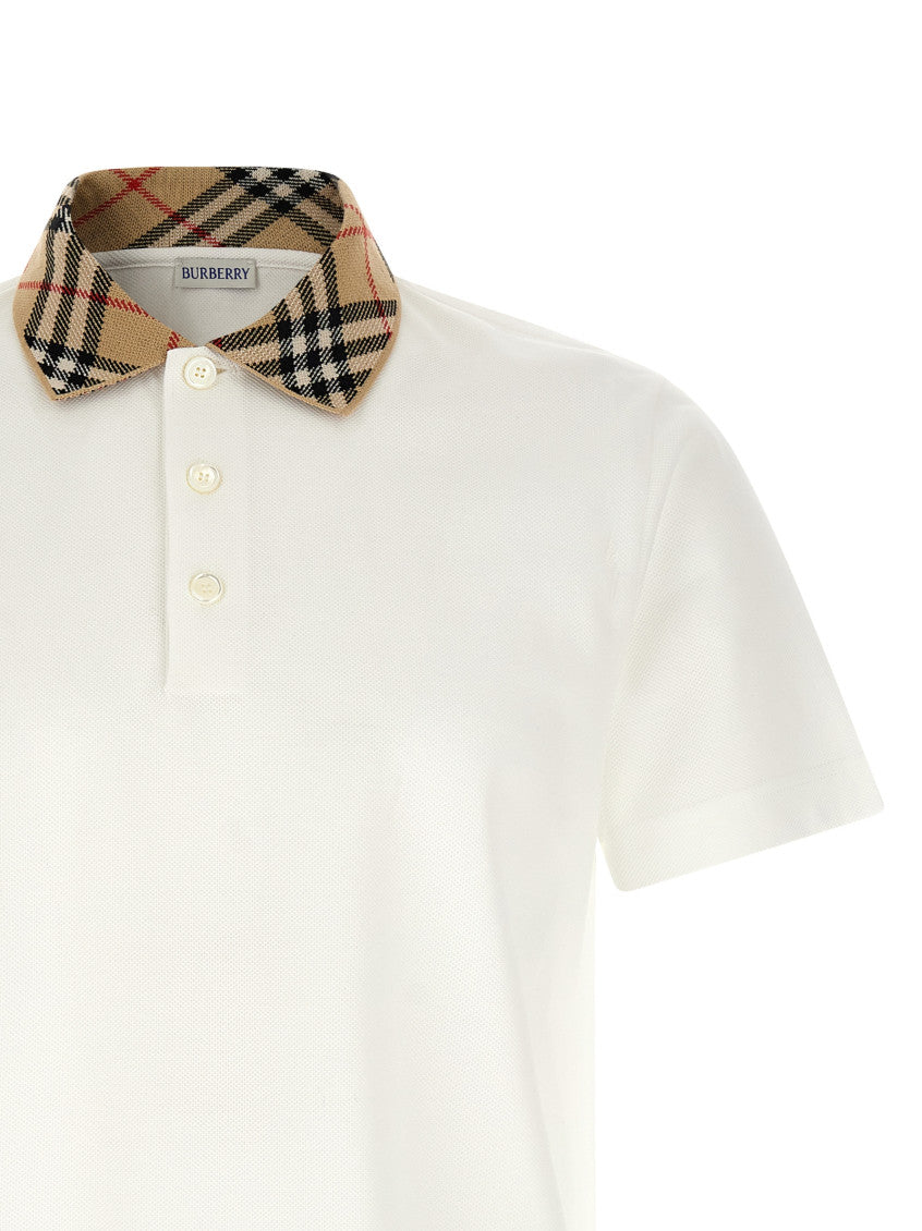 Chalk White Shirt Collar Polo 3