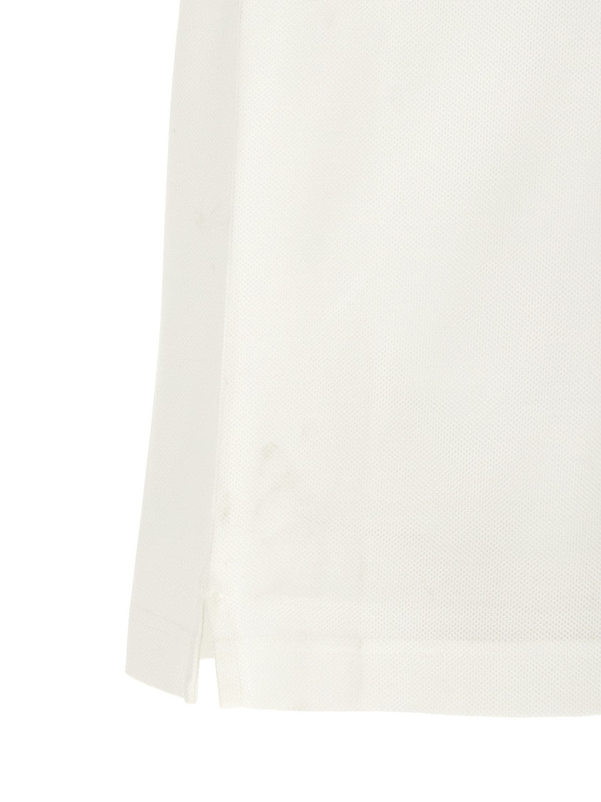 Chalk White Shirt Collar Polo 4