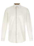 White Regular Solid Shirt 1