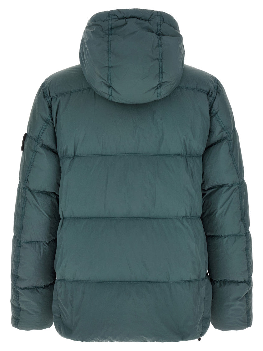 Green Quilted Hood Jacket 2