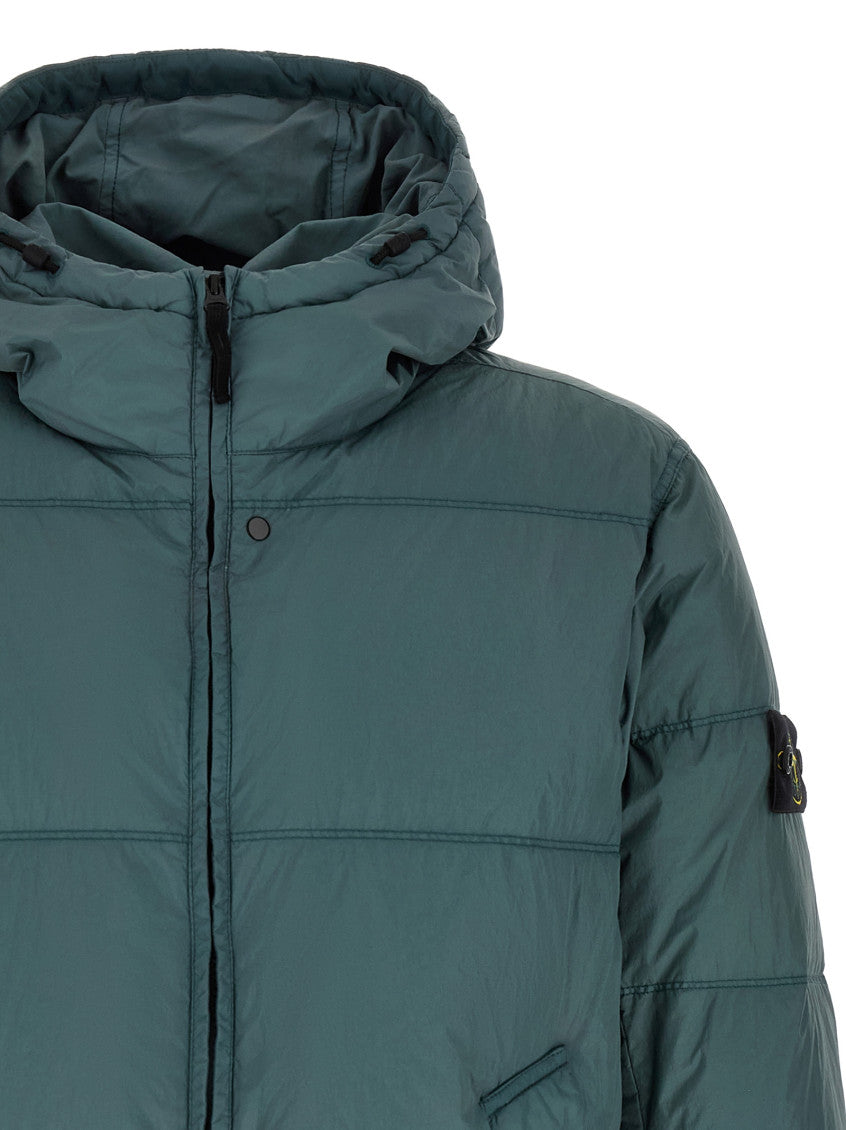 Green Quilted Hood Jacket 3