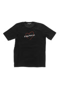 Girls Black Graphic T-Shirt 1